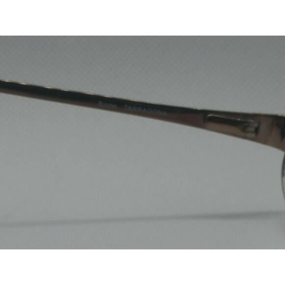 BULOVA “TARRAGONA” Eyeglasses Frame Half Rimless 51-17-135 Brown/Gold OE54 - Picture 6 of 11